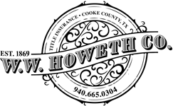 St. Gainesville, Whitesboro. Grayson Cty, Montague Cty, Denton Cty, TX | WW Howeth Title Co.